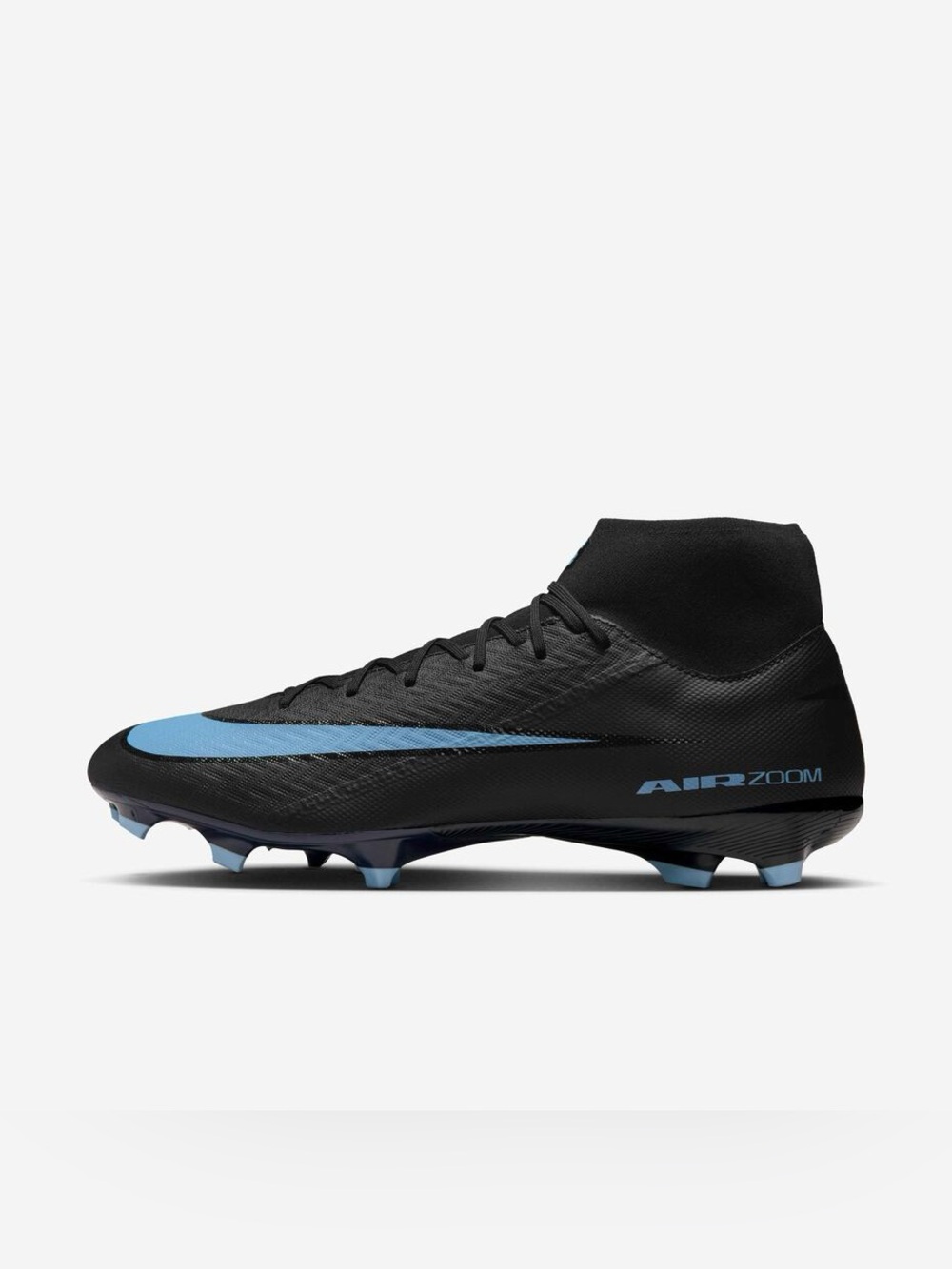 Nike Black and Light Blue Women's Soccer Cleats